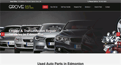 Desktop Screenshot of groveautowrecking.com